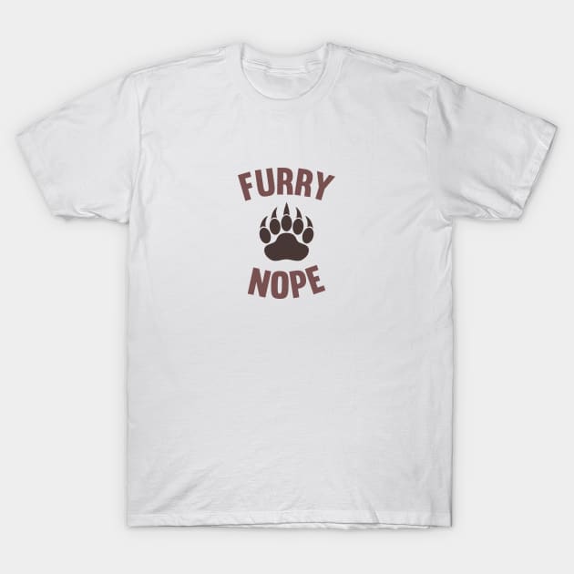 Furry Nope T-Shirt by Venus Complete